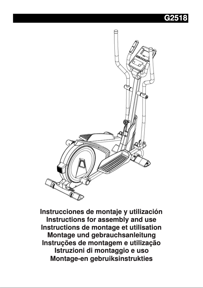 Image de la première page du manuel de l'appareil Easystep Dual G2518