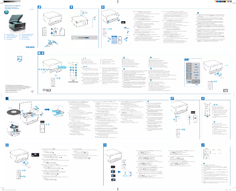 Page 1 de la notice Manuel utilisateur Philips OTT2000