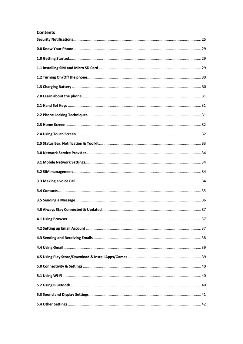 Page n°1 - Manuel utilisateur Konrow Primo+