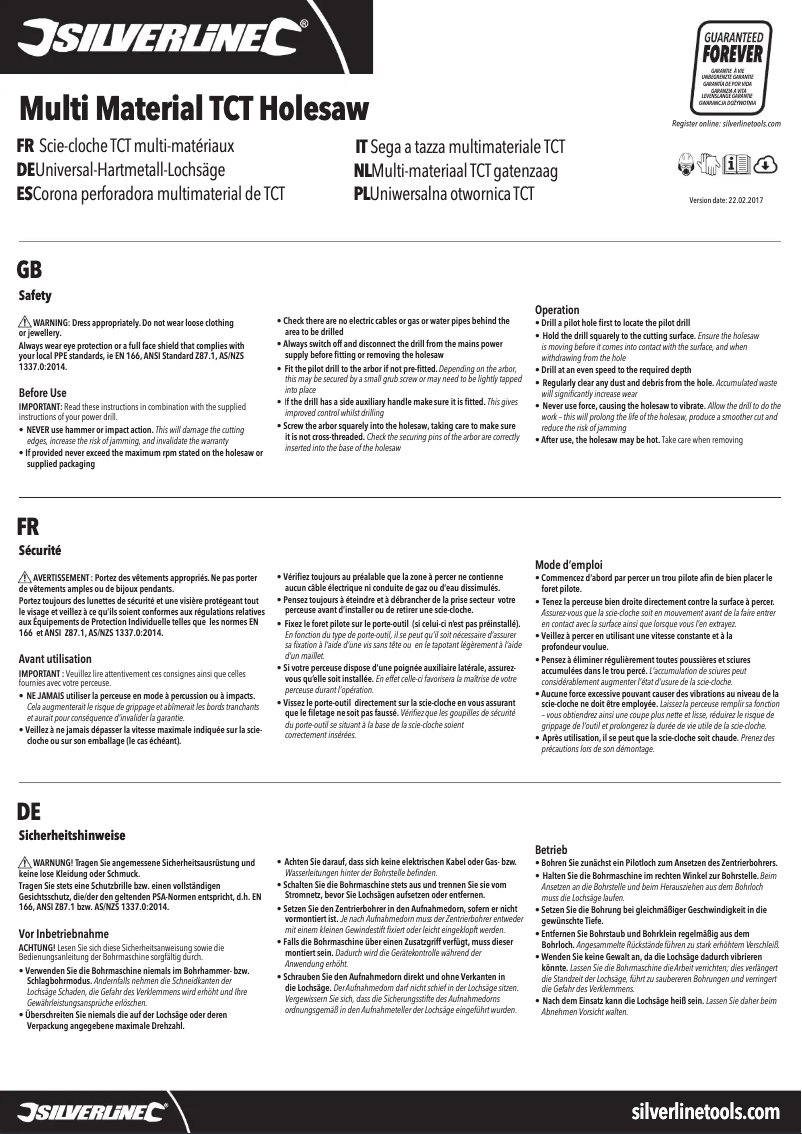 Image de la première page du manuel de l'appareil 858538