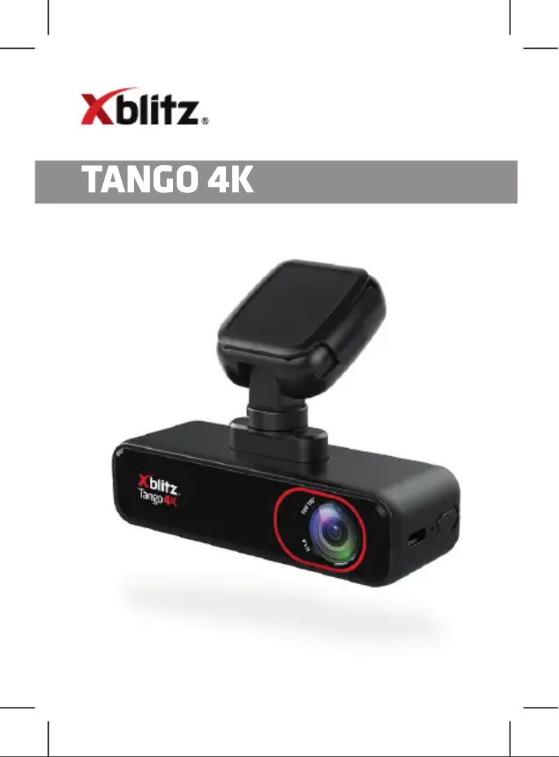 Page n°1 - Manuel utilisateur Xblitz TANGO 4K