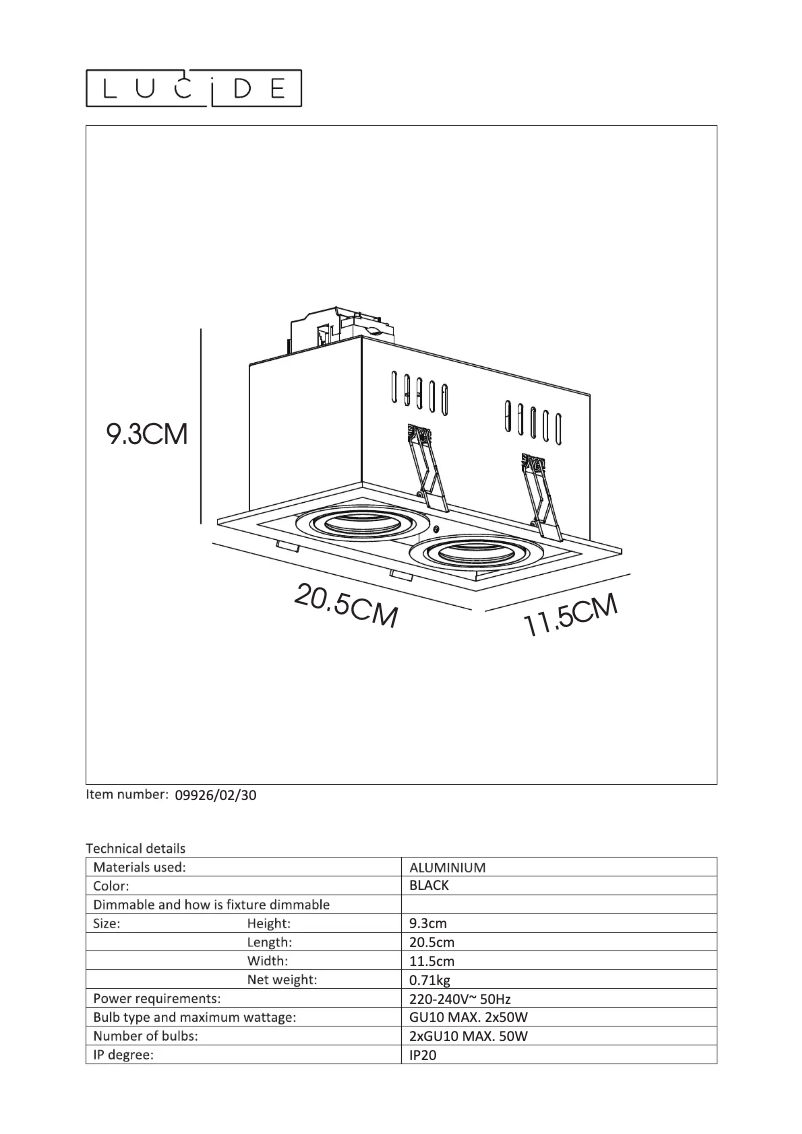 Image de la première page du manuel de l'appareil Chimney 09926/02/30