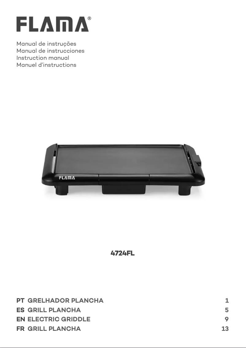 Image de la première page du manuel de l'appareil 4724FL