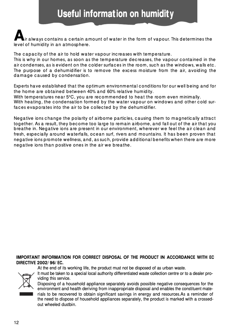 Página 1 del manual Manual de usuario DeLonghi DNC65