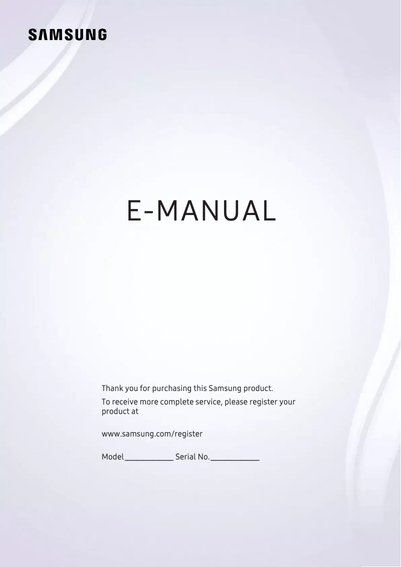 Image de la première page du manuel de l'appareil UA40KU6300K