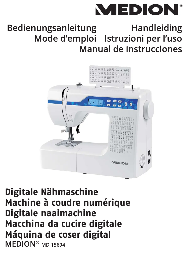 Image de la première page du manuel de l'appareil MD 15694