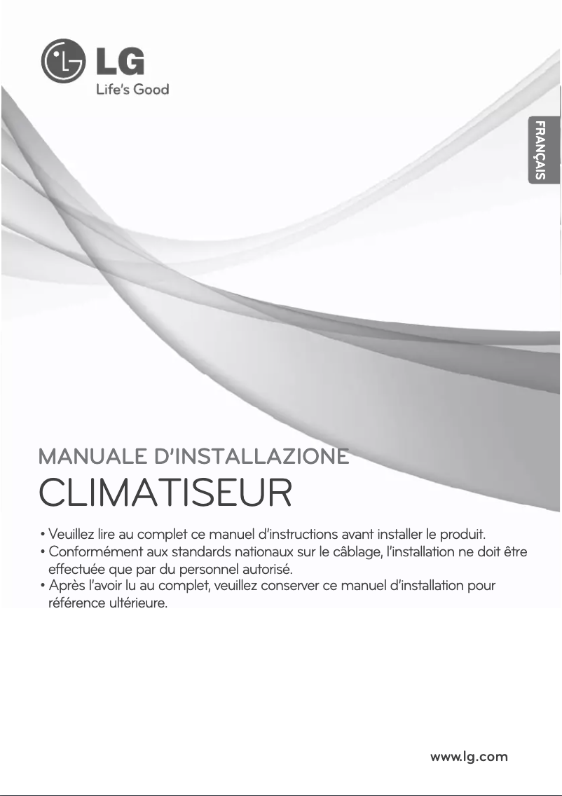 Page 1 de la notice Manuel utilisateur LG ABUW54GRLT0