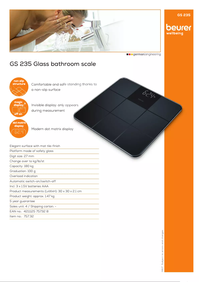 Image de la première page du manuel de l'appareil GS 235