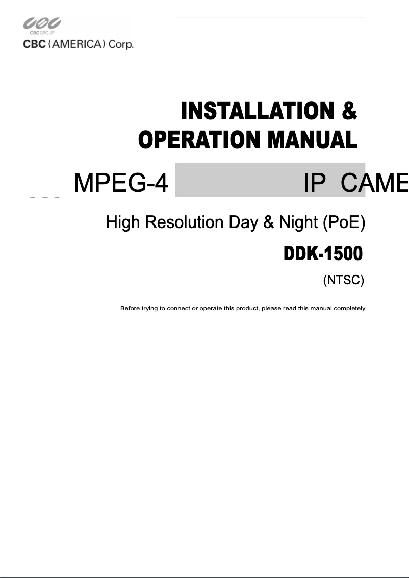 Page 1 de la notice Manuel utilisateur Ganz iPak DDK-1500