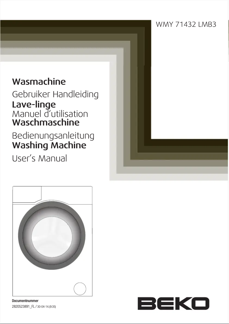 Page n°1 - Manuel utilisateur Beko DS 7433 RX0