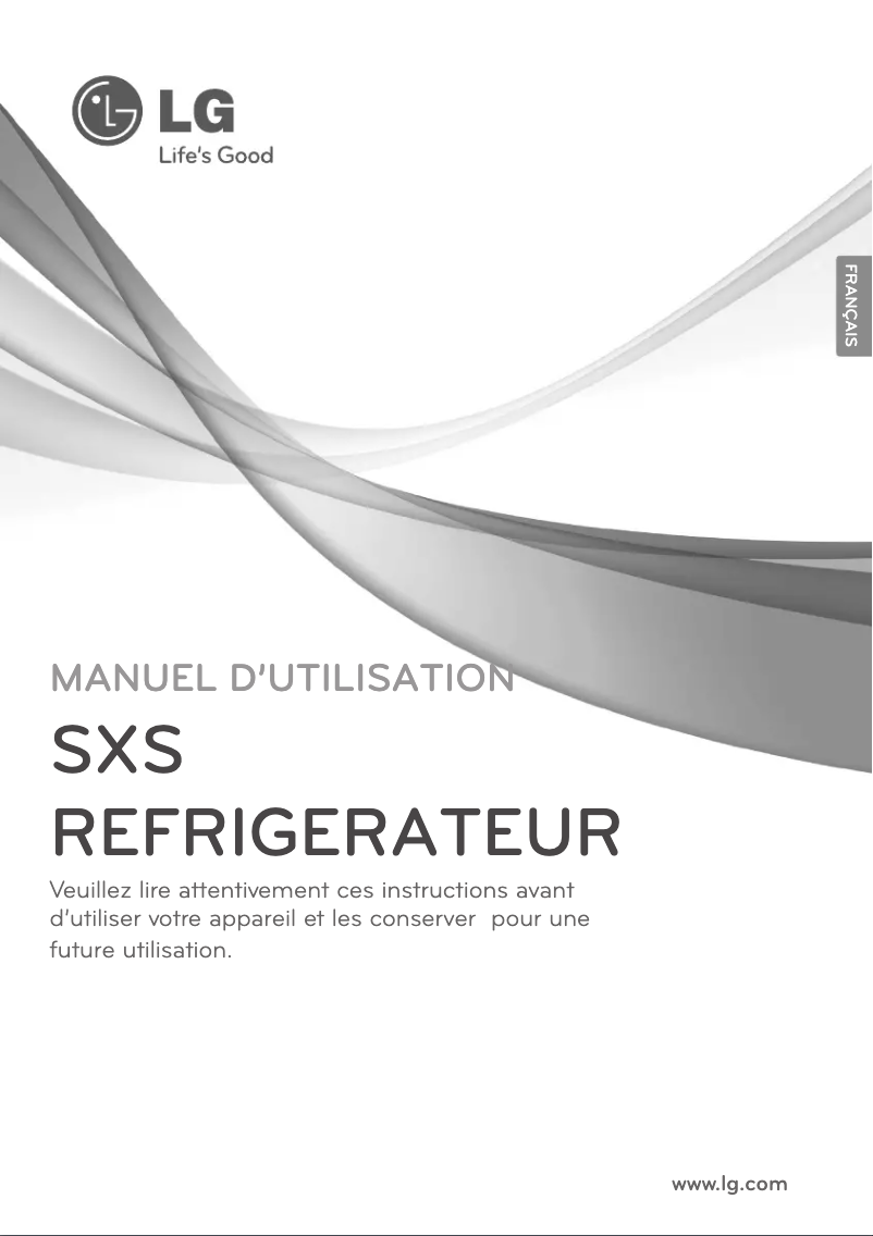 Page 1 de la notice Manuel utilisateur LG GW-P2020SL