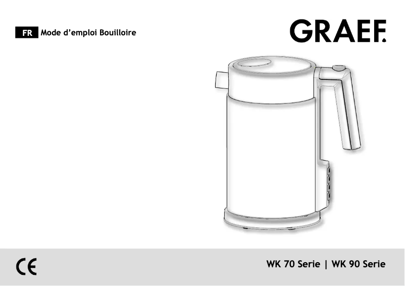 Page n°1 - Manuel utilisateur Graef WK 900