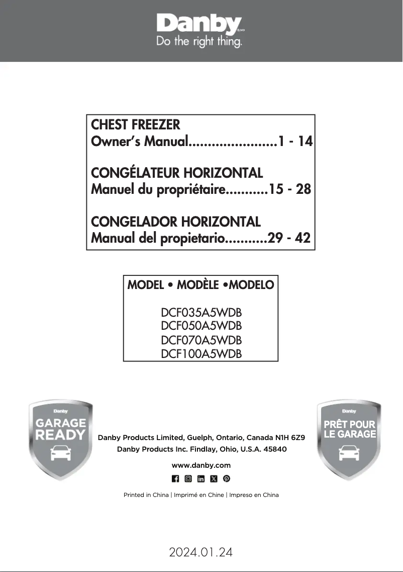 Imagen de la primera página del manual del dispositivo DCF100A5WDB