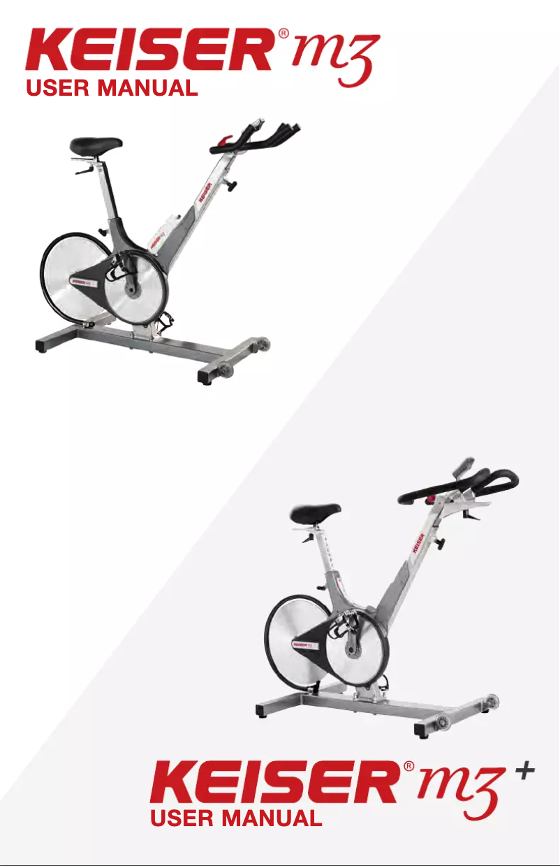 Page 1 de la notice Manuel utilisateur Keiser M3+