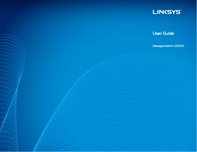 Page 1 de la notice Manuel utilisateur Linksys LGS552P
