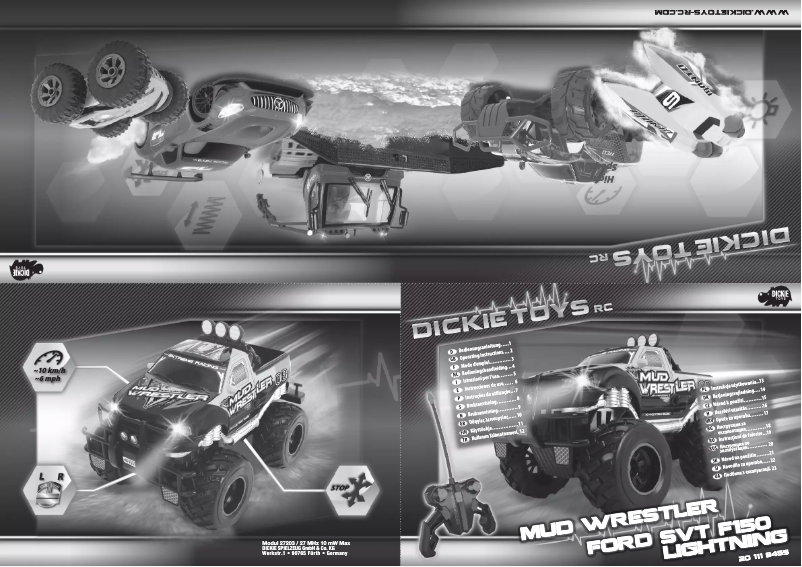 Page 1 de la notice Manuel utilisateur Dickie Ford F150 Lightning SVT