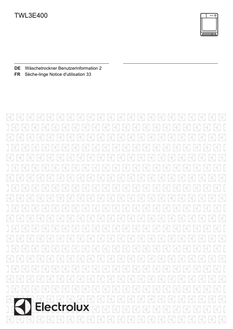 Image de la première page du manuel de l'appareil TWL3E400