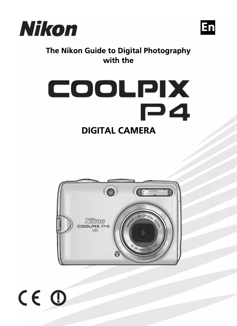 Page n°1 - Manuel utilisateur Nikon Coolpix P4