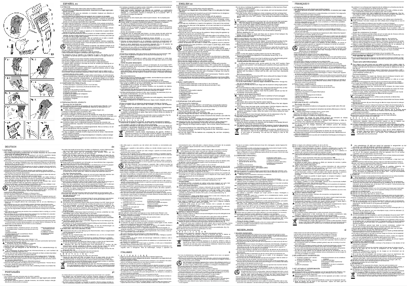Image de la première page du manuel de l'appareil CP7322