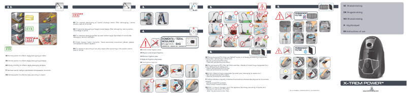 Page 1 de la notice Manuel utilisateur OBH Nordica X-Trem Power