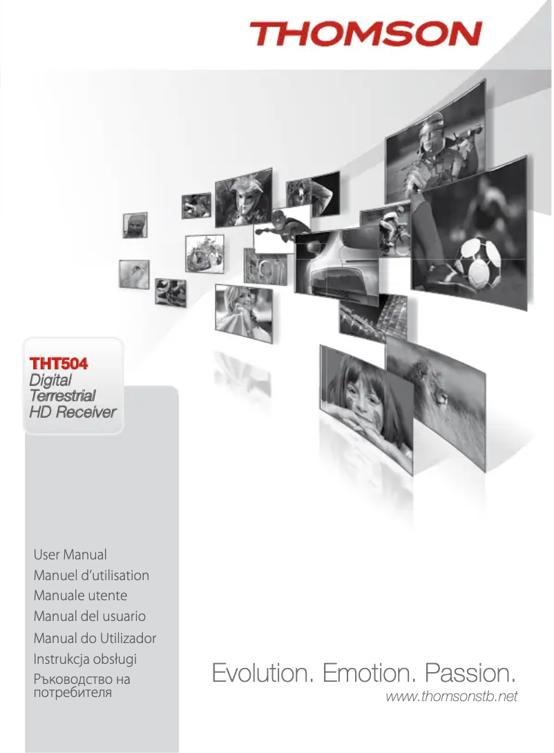 Page n°1 - Manuel utilisateur Thomson THT504