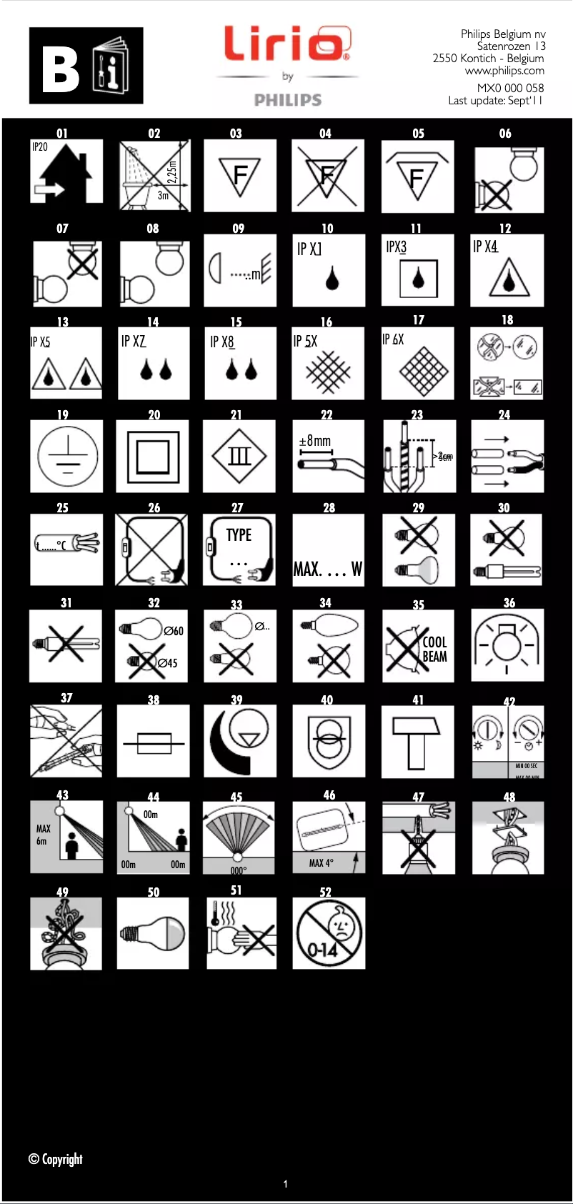 Page n°1 - Manuel utilisateur Lirio by Philips 57994/48/16