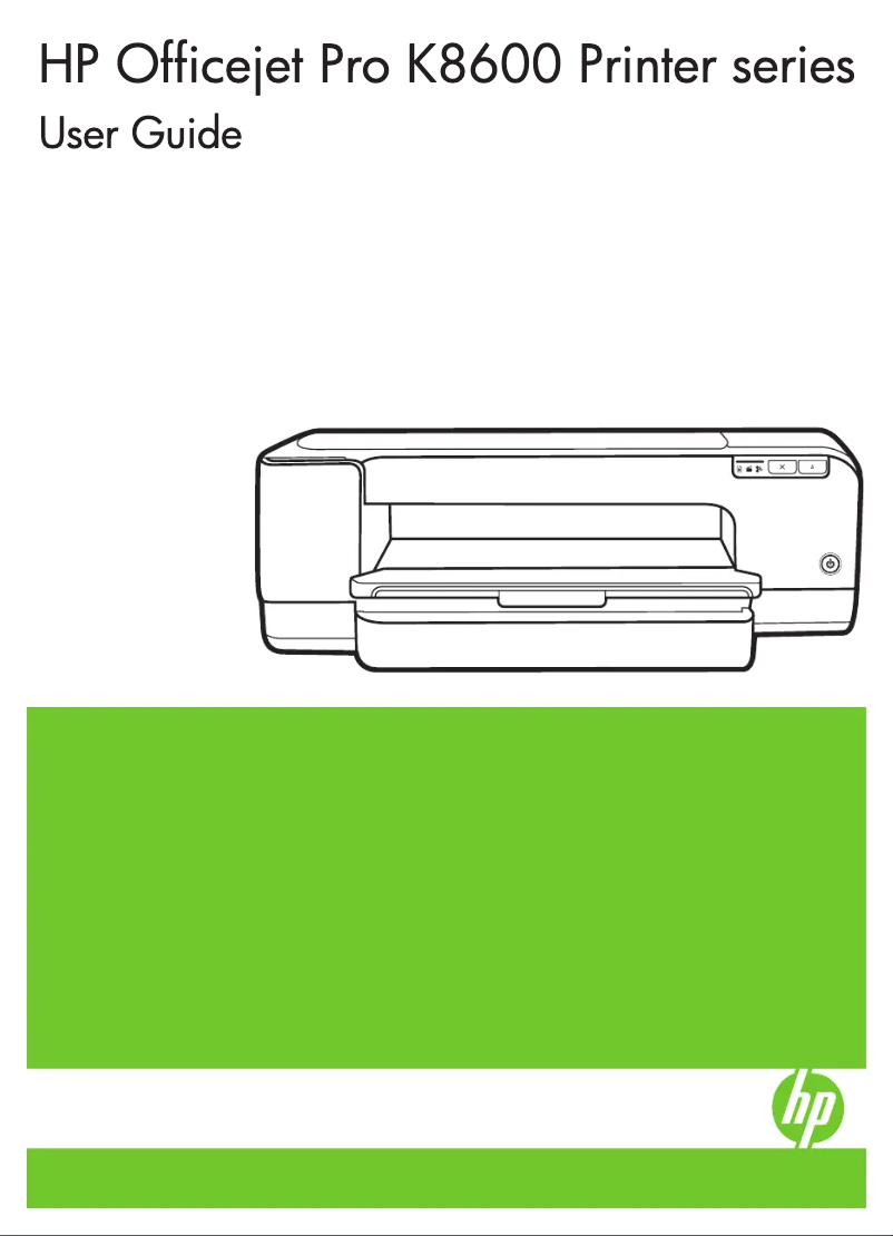 Page 1 de la notice Manuel utilisateur HP Officejet Pro K8600dn