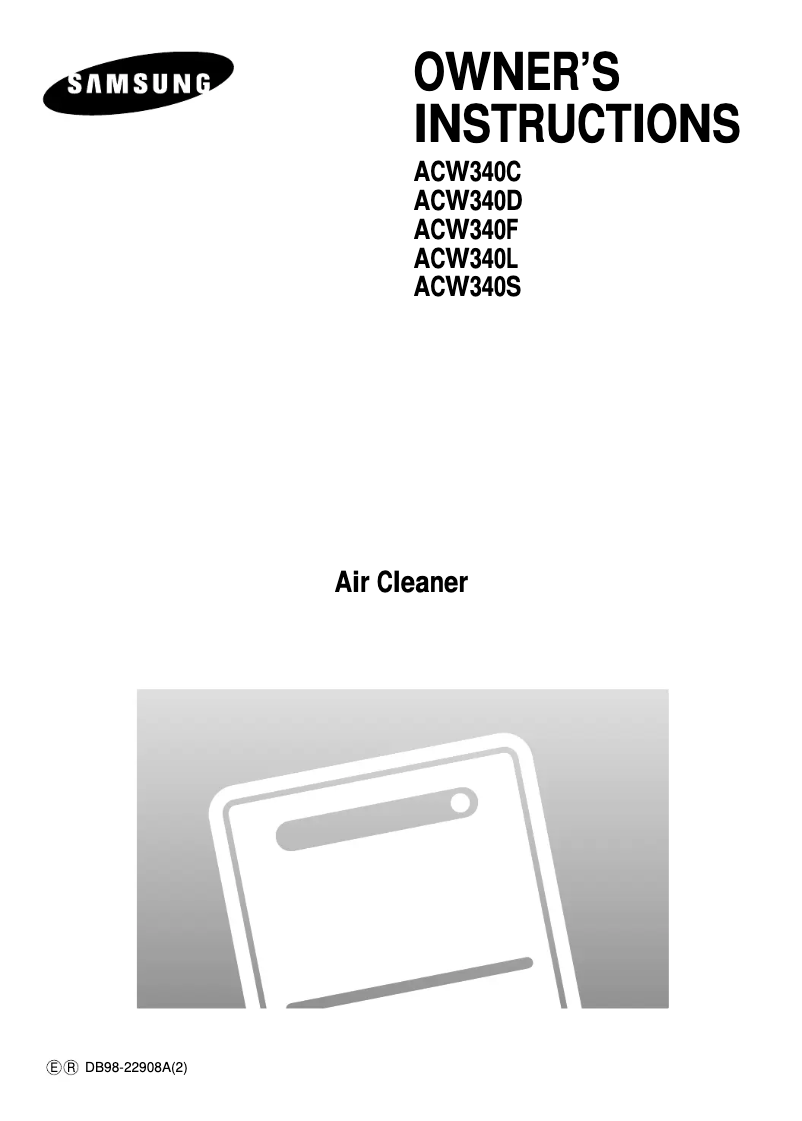 Page 1 de la notice Manuel utilisateur Samsung ACW340F