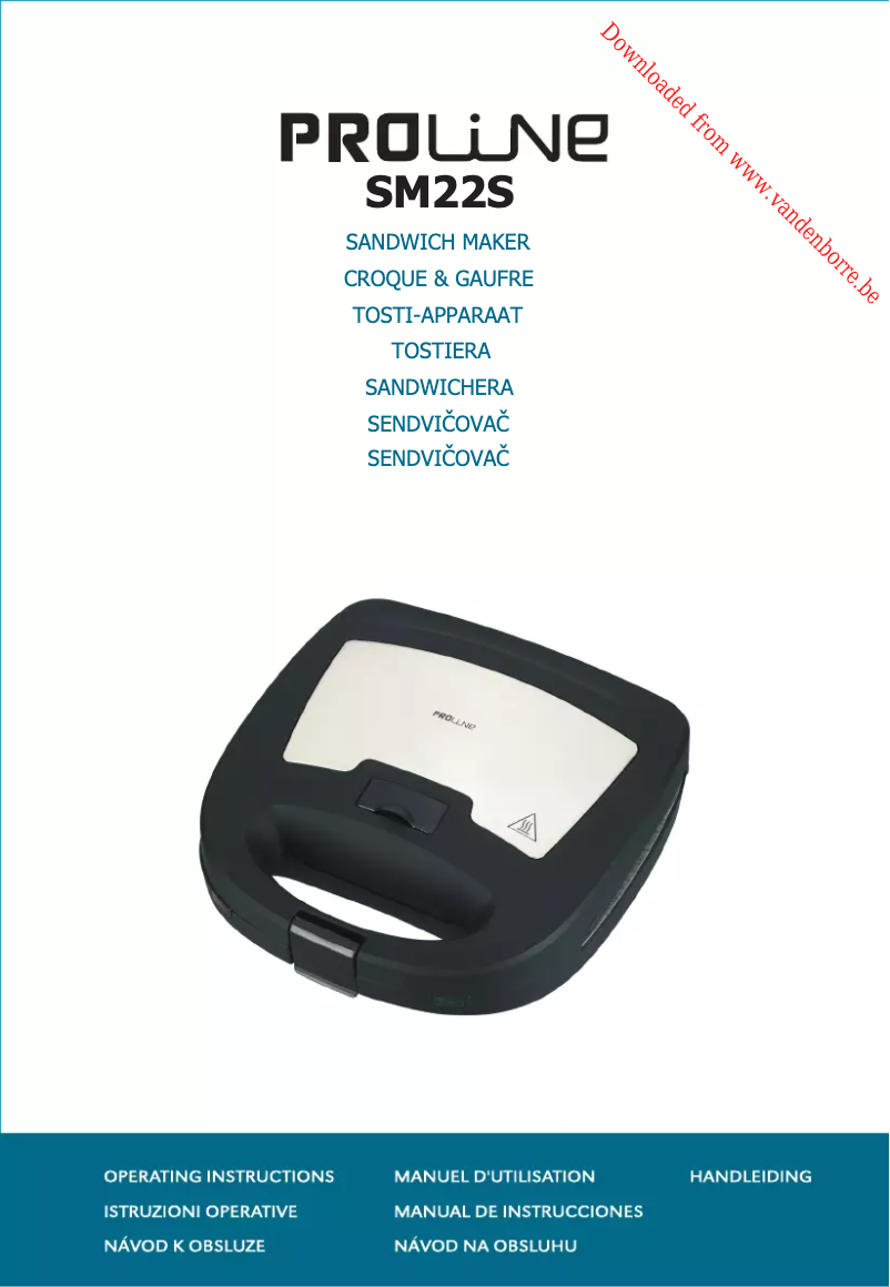 Image de la première page du manuel de l'appareil SM22S