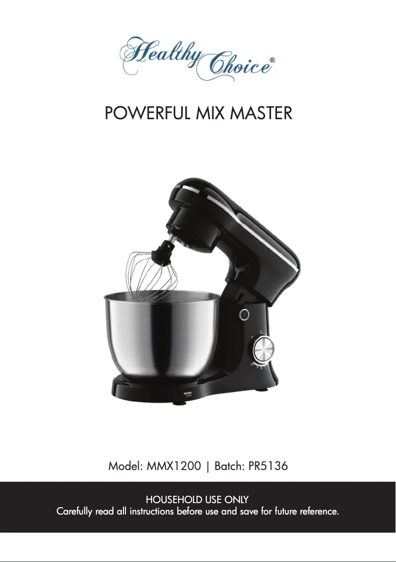 Image de la première page du manuel de l'appareil MMX1400T