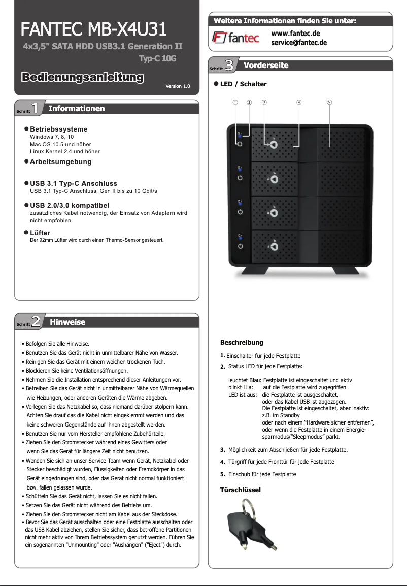 Image de la première page du manuel de l'appareil MB-X4U31