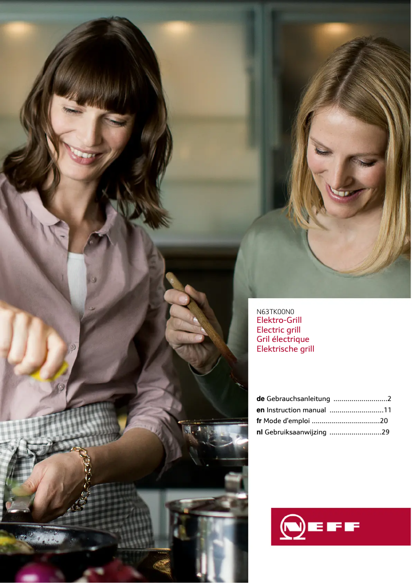 Page 1 de la notice Manuel utilisateur Neff N63TK00N0