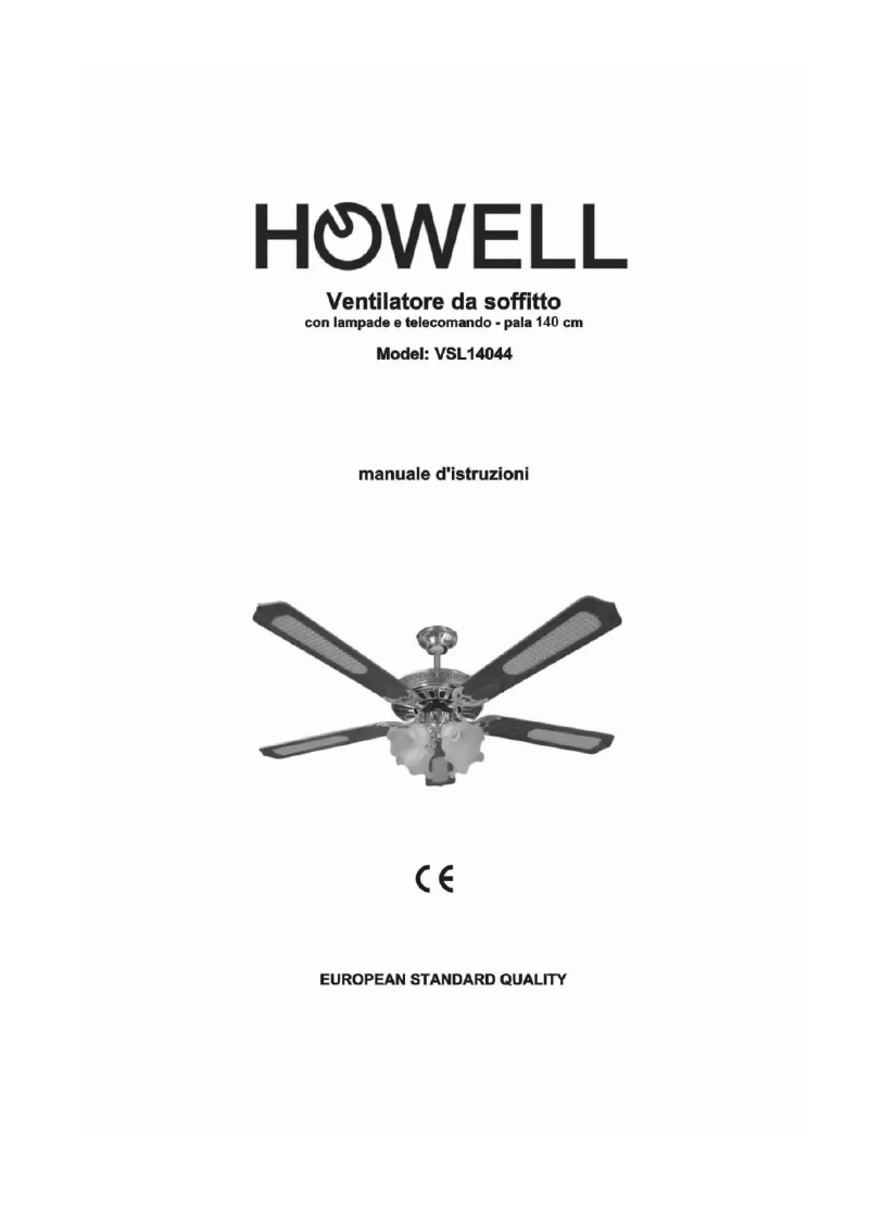 Page 1 de la notice Manuel utilisateur Howell HO.VSL14044