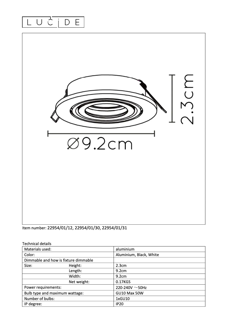 Image de la première page du manuel de l'appareil Tube 22954/01/30