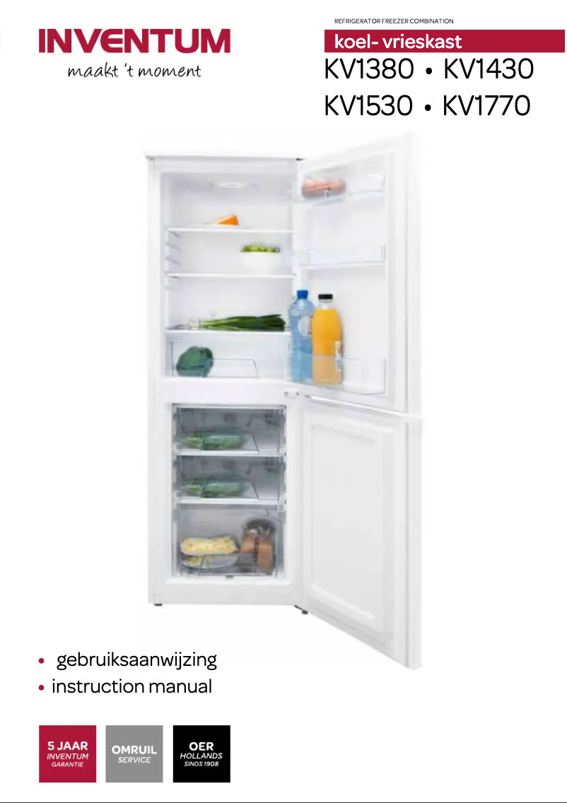 Image de la première page du manuel de l'appareil KV1770