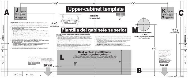 Page 1 of the manual Instructions / Assembly GE PVM9179EKES