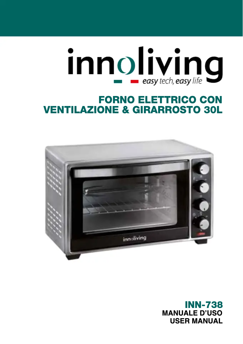 Page 1 de la notice Manuel utilisateur Innoliving INN-738