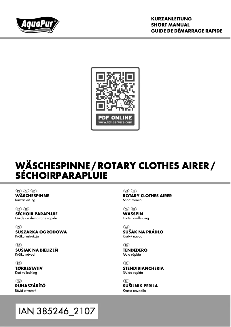 Página 1 del manual Manual de usuario AquaPur IAN 385246