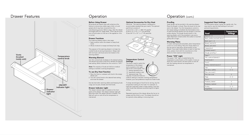 Page 1 de la notice Manuel utilisateur Viking RVEWD330SS