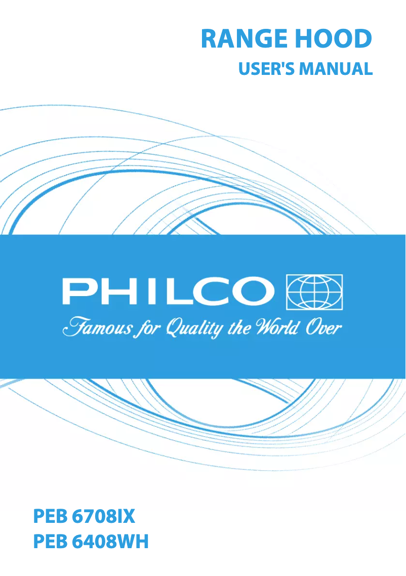Page n°1 - Manuel utilisateur Philco PEB 6708 IX