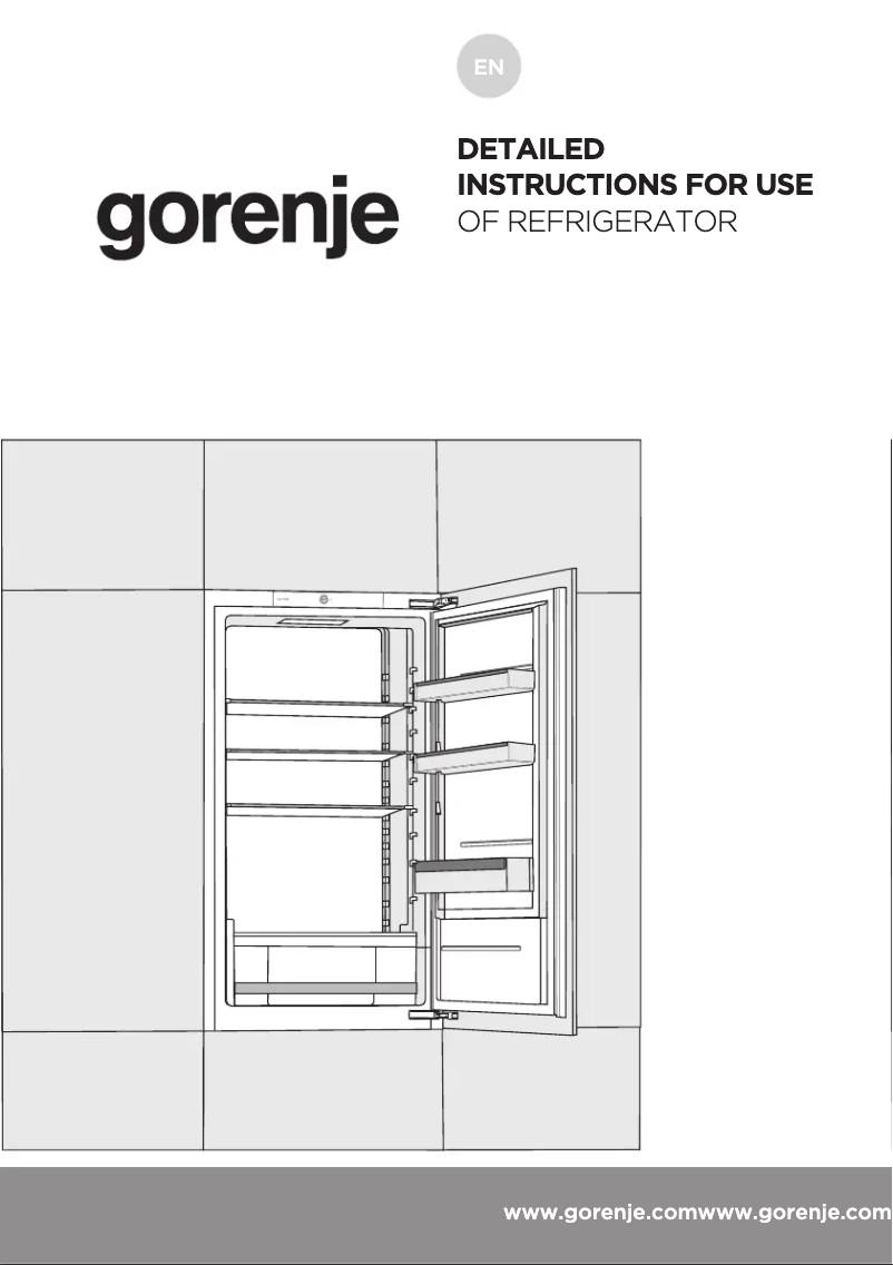Página 1 del manual Manual de usuario Gorenje RI4091E1UK