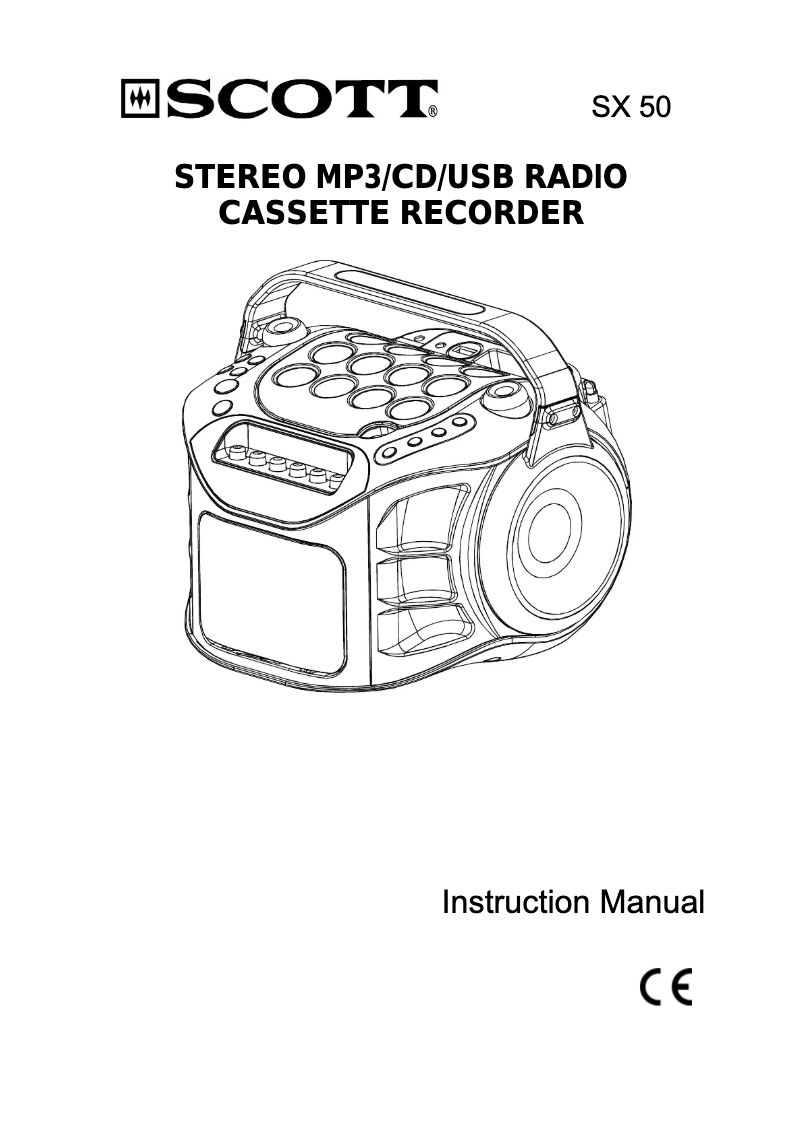Página 1 del manual Manual de usuario Scott SX 55 BL