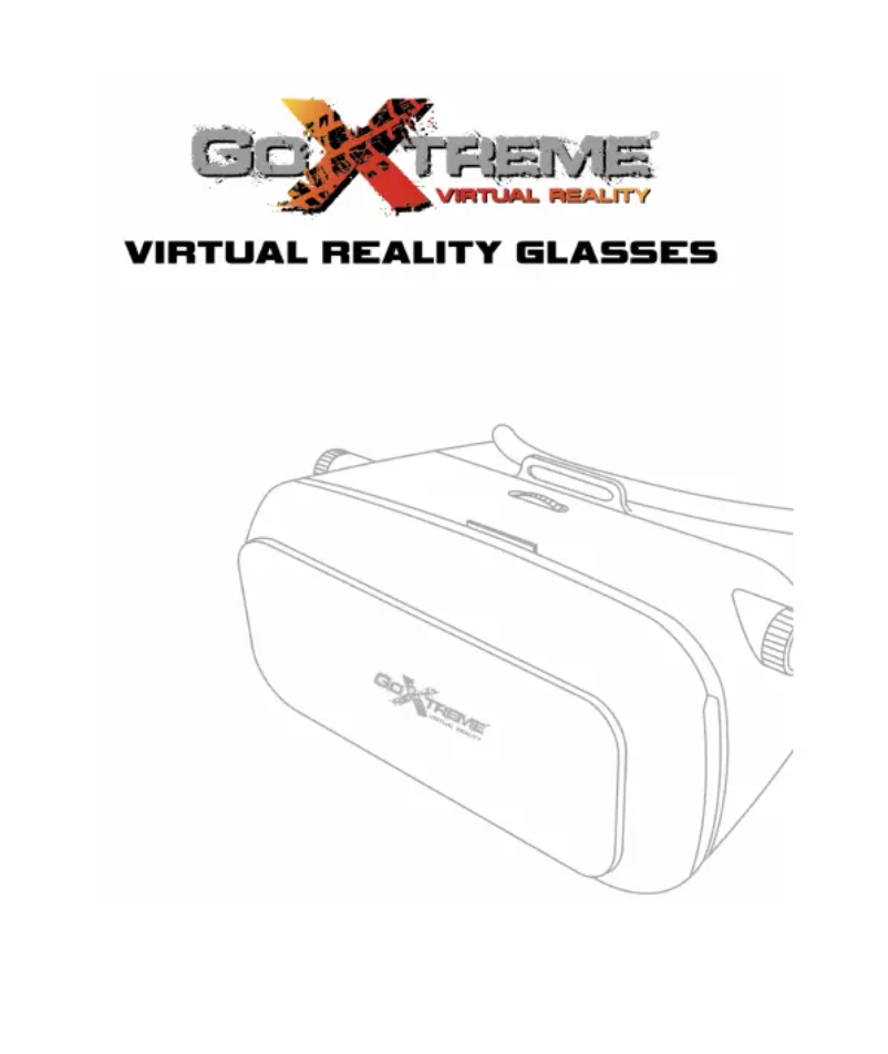 Image de la première page du manuel de l'appareil Virtual Reality Glasses