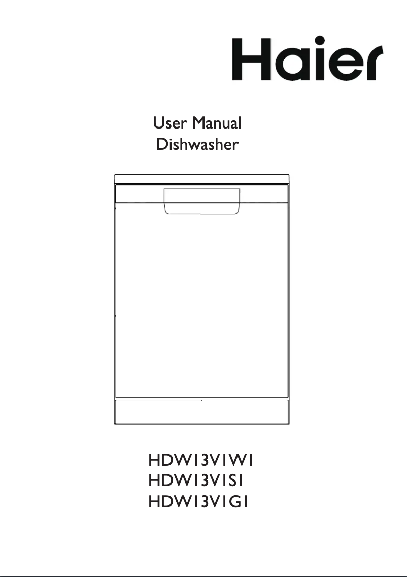 Page 1 de la notice Guide d'installation Haier HDW13V1S1