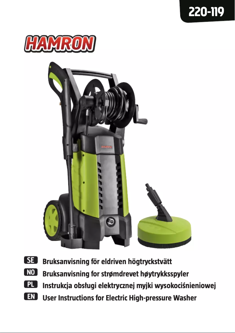 Page 1 de la notice Manuel utilisateur Hamron 220-119