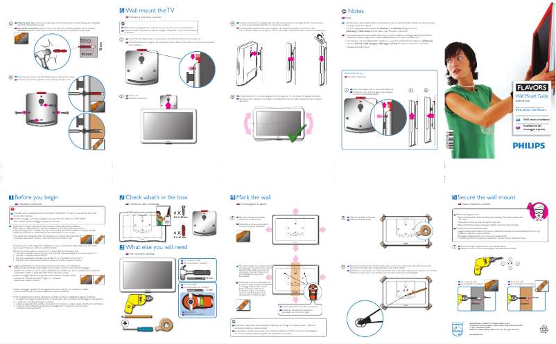 Page n°1 - Manuel utilisateur Philips Flavors 22FWF1013
