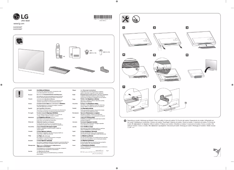 Página 1 del manual Manual de usuario LG OLED55E8PLA