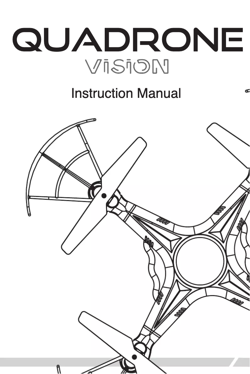 Page 1 de la notice Manuel utilisateur Quadrone Vision