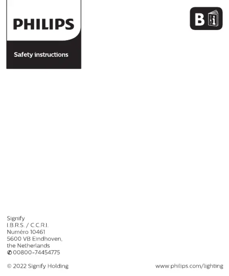 Página 1 del manual Manual de usuario Philips Arbour