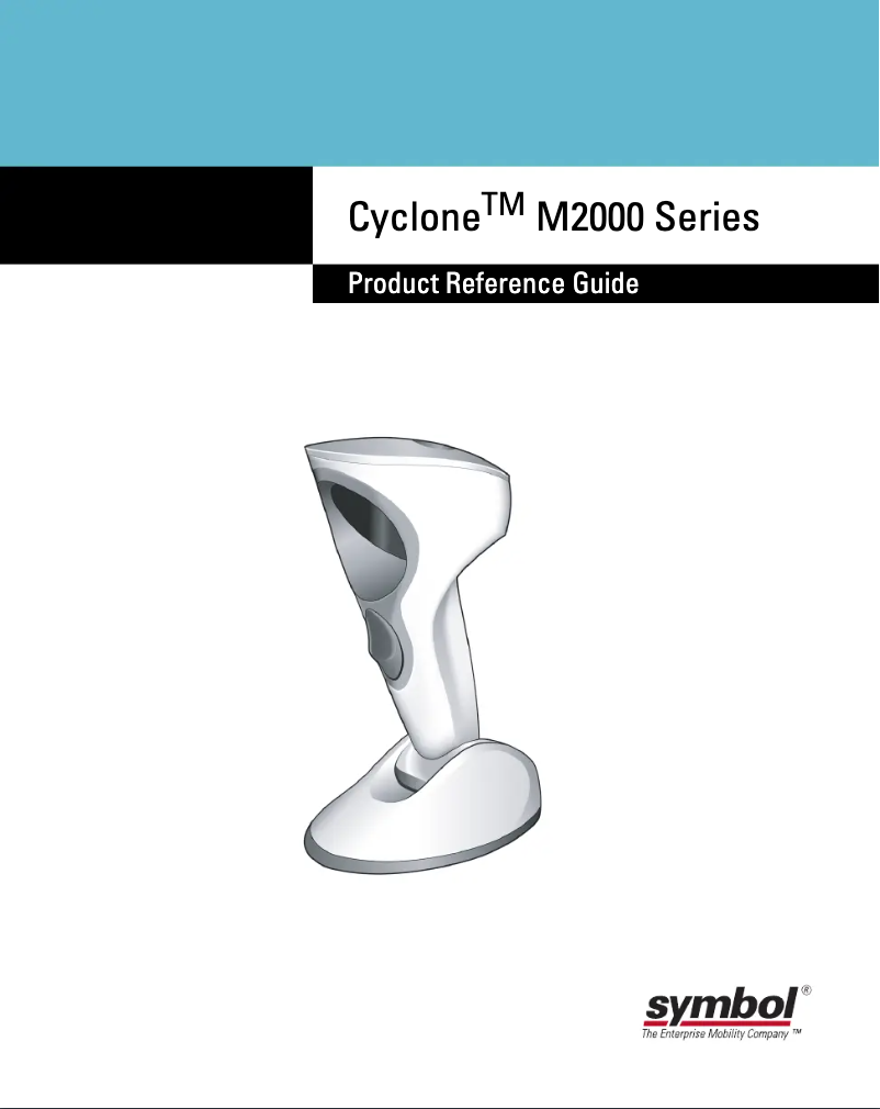 Page n°1 - Manuel utilisateur Zebra Cyclone M2007